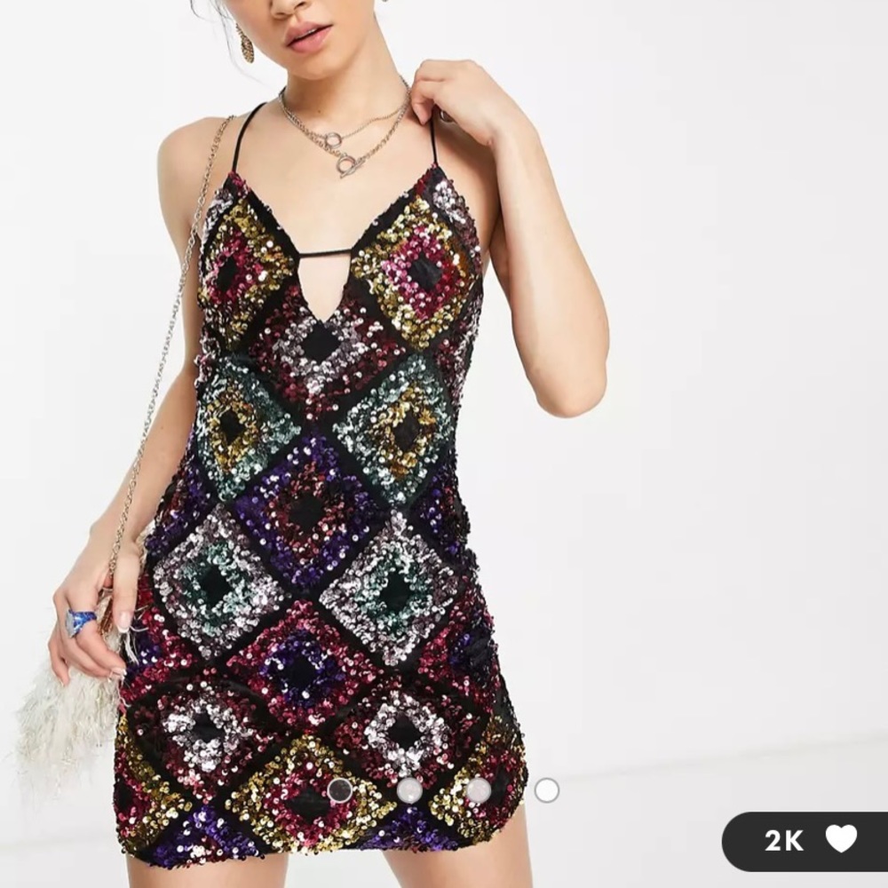 Topshop Sequin dress